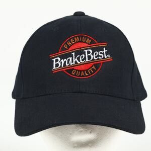 BrakeBest Premium Quality Embroidered Logo H&L Strapback Hat Black Magic